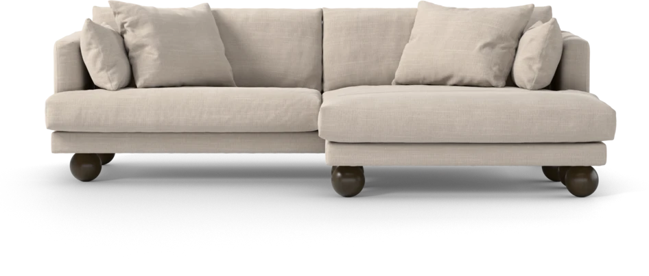 Harper - 4-sits med schäslong XL höger - Beige