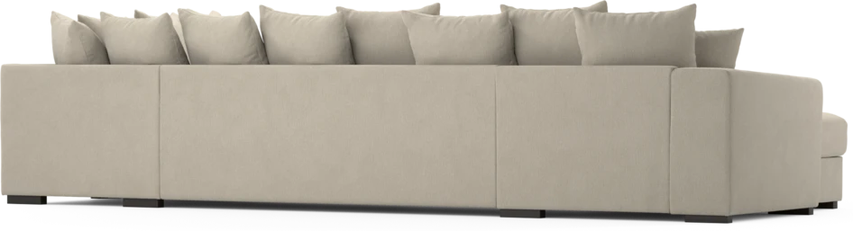 Town - 3-sits soffa med divan höger och schäslong vänster - Grå