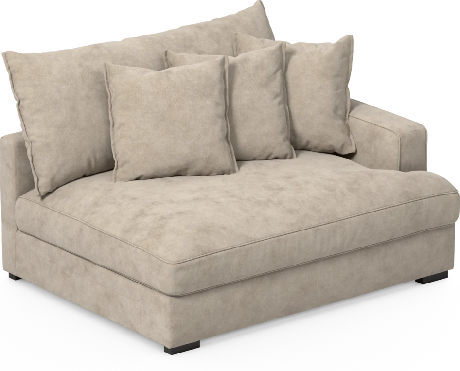 Rossi - 2-sits med armstöd höger - Beige