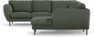 Madison Lux - Hörnsoffa med schäslong höger - Grön