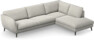 Madison Lux - 3-sits soffa med divan höger - Grå