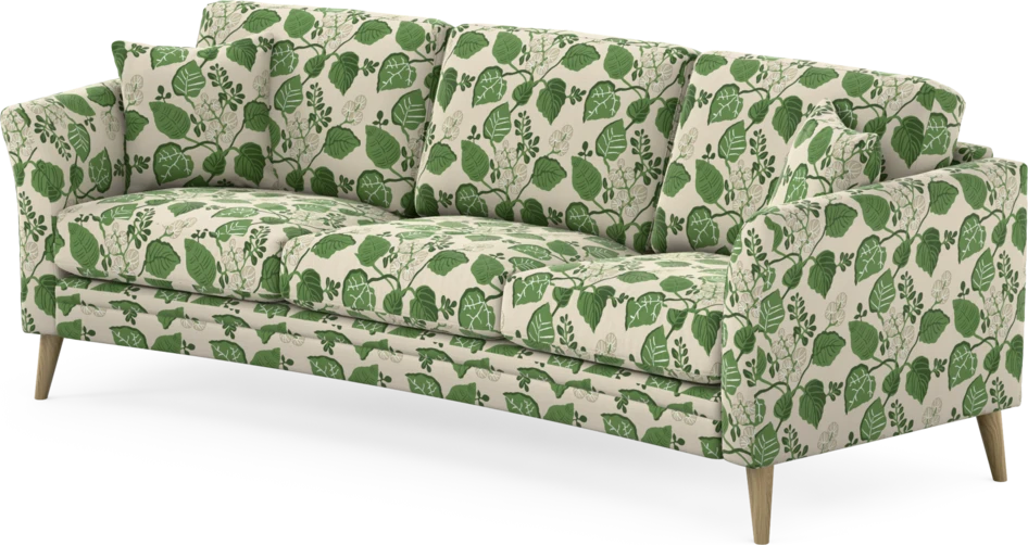 Eden - 3-sits soffa svängd - Flerfärgad