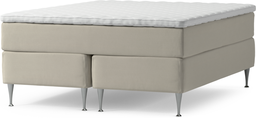 Delux Exclusive - Kontinentalsäng, dubbelsäng med bäddmadrass och sängben