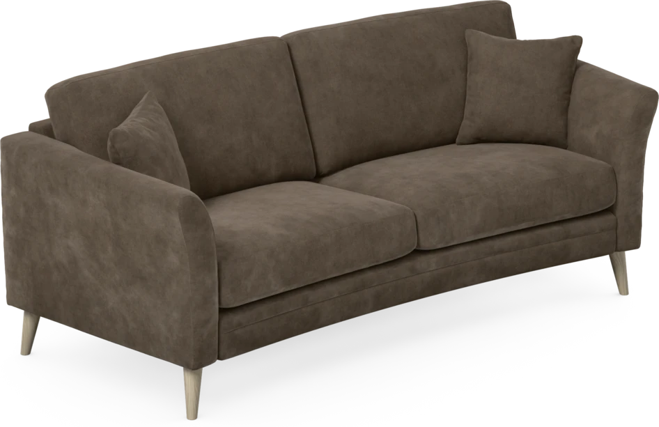 Eden - 2,5-sits soffa svängd - Brun