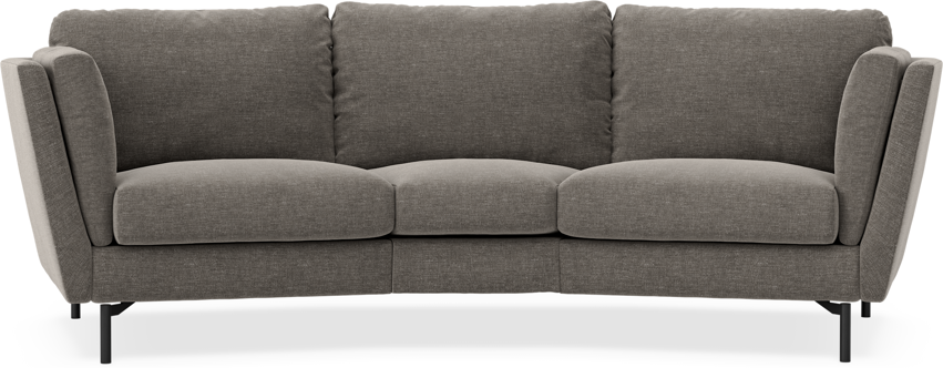 Madison - 3-sits soffa svängd, 70 cm - Grå
