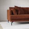 Harper - 3-sits soffa med divan höger - Orange