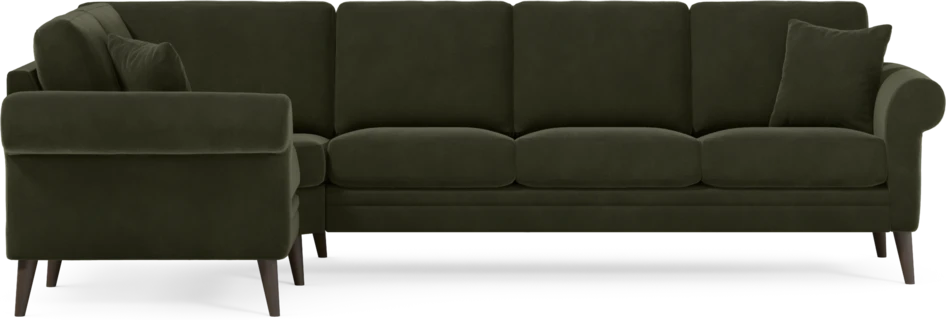 Eden - Hörnsoffa, 1+3-sits - Grön
