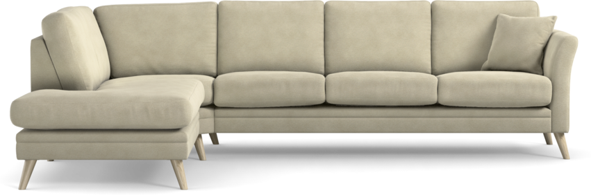 Eden - 3-sits soffa med divan - Beige