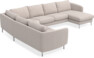 Madison - Hörnsoffa med schäslong höger - Beige