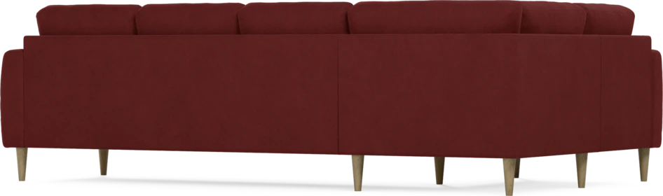 Eden - Hörnsoffa, 1+3-sits - Röd