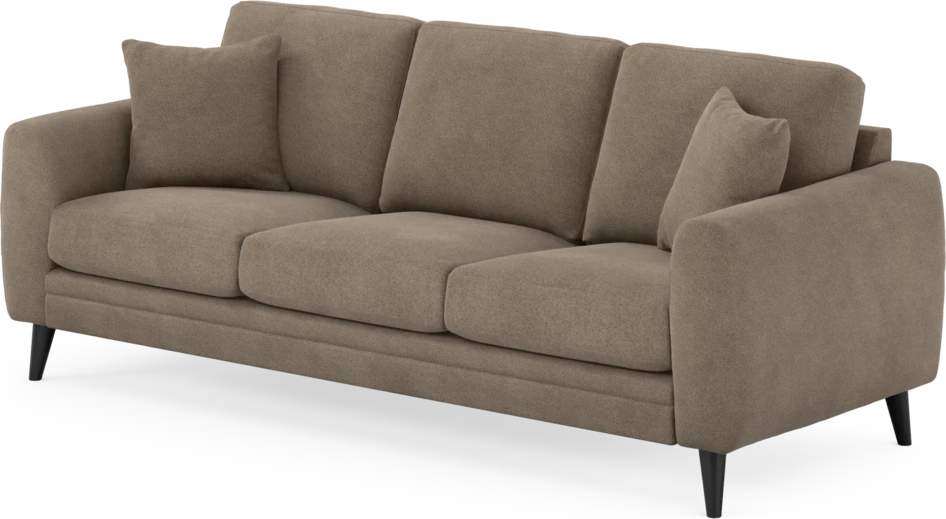 Eden - 3-sits soffa - Brun