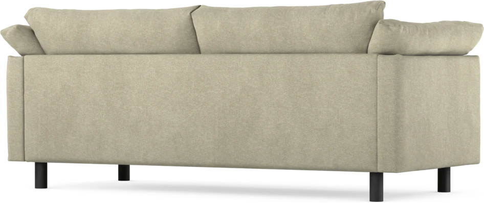 Cherrie - 2,5-sits soffa, hel dyna, fast klädsel - Beige