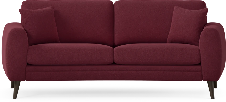 Eden - 2,5-sits soffa svängd - Röd