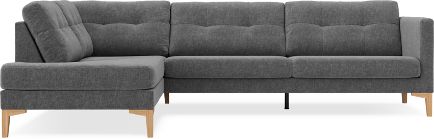 Rio - 3-sits soffa med divan vänster - Grå
