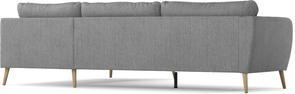 County - 2,5-sits soffa med divan höger - Grå