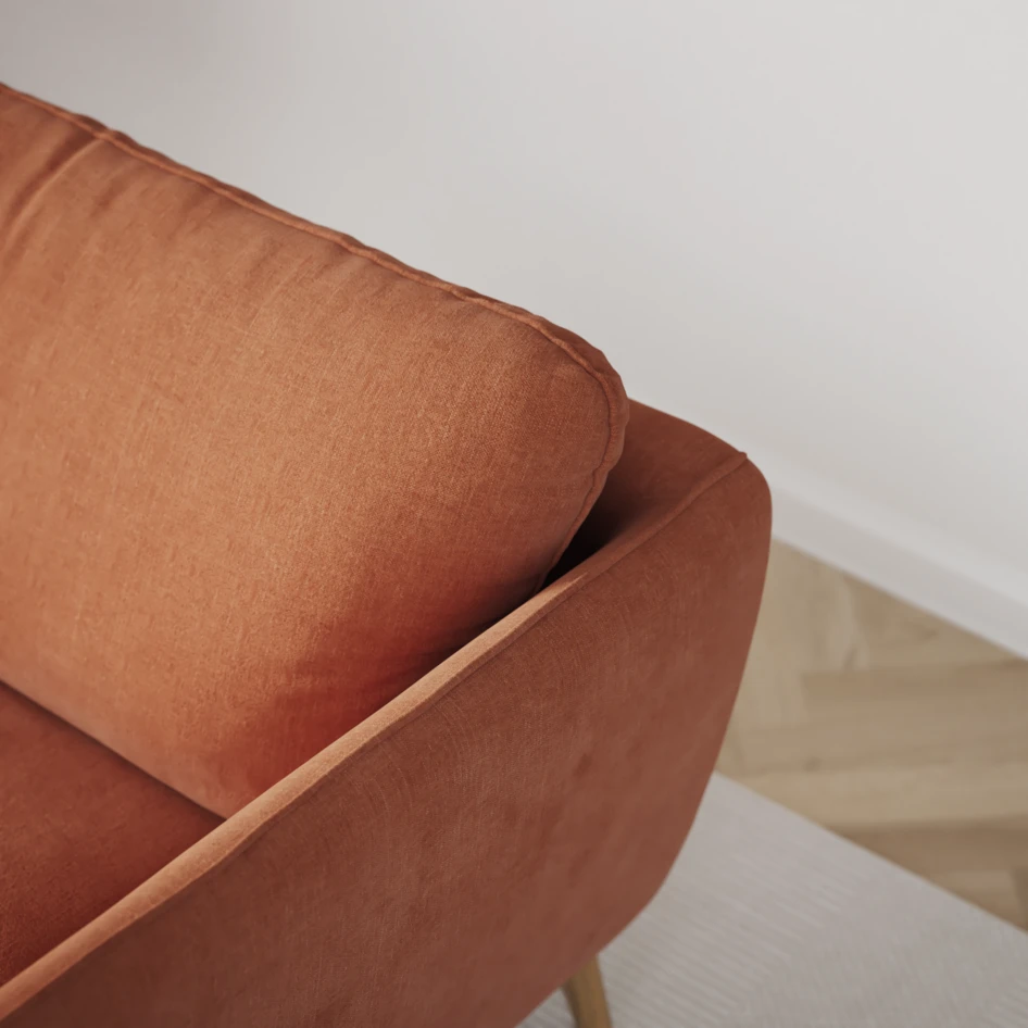 Madison Klädsel - Klädsel till 2-sits soffa - Orange