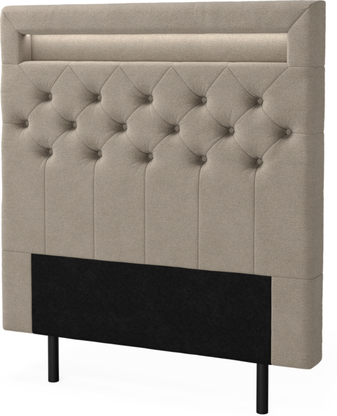 New York led - Sänggavel, 90-210 cm - Beige