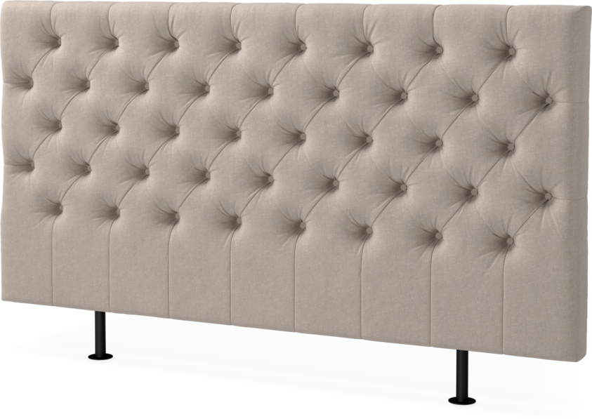 Cape pikerad - Sänggavel, 90-210 cm - Beige