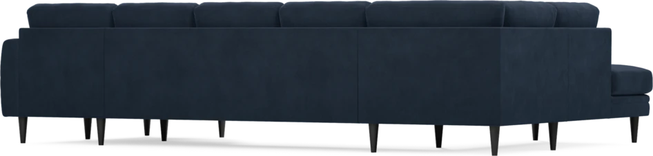 Eden - 3-sits soffa med divan vänster och schäslong höger - Blå