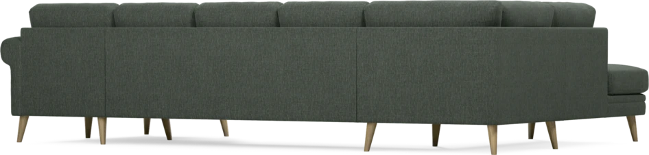 Eden - 3-sits soffa med divan vänster och schäslong höger - Grön