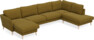 Bridge - 3-sits soffa med schäslong vänster och divan höger - Gul