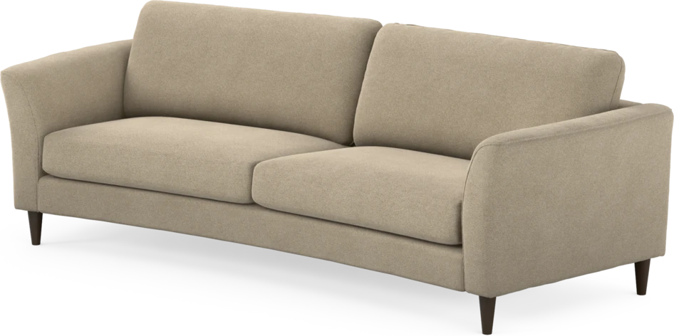 Bridge - 3-sits soffa svängd - Beige