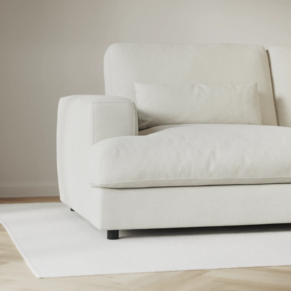 Noma - 3-sits soffa - Vit