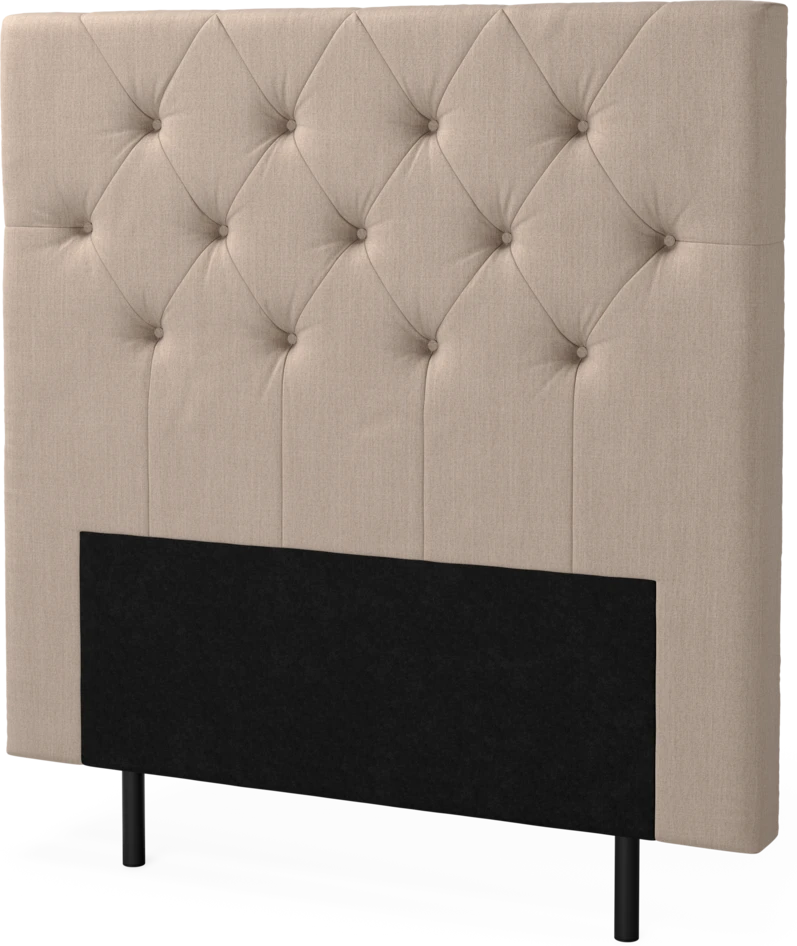 New York pikerad - Sänggavel, 90-210 cm - Beige
