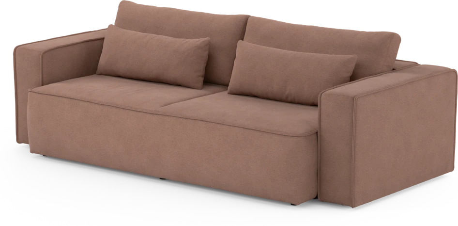 Ide - Bäddsoffa 3-sits - Rosa