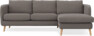 Madison Lux - 2-sits soffa med schäslong höger - Brun