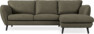 Madison Lux - 2-sits soffa med schäslong höger - Brun