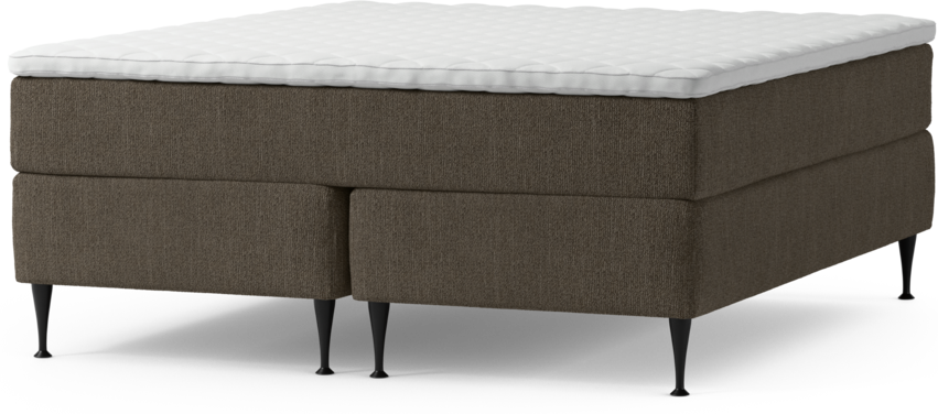 Delux Exclusive - Kontinentalsäng, dubbelsäng med bäddmadrass och sängben