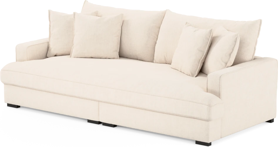 Rossi - 3-sits soffa, hel dyna - Vit