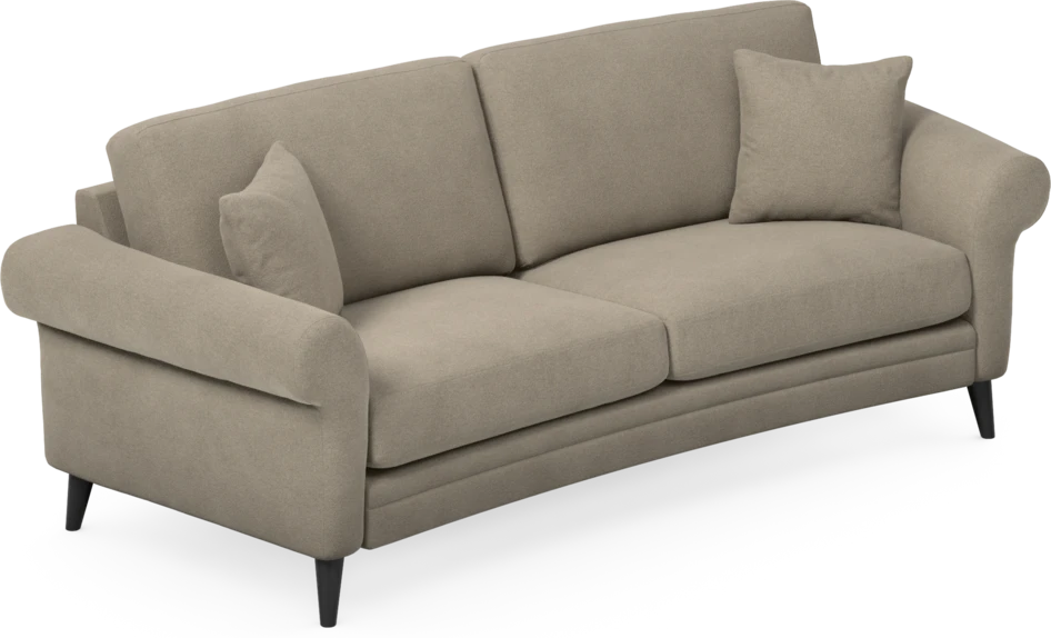 Eden - 2,5-sits soffa svängd - Beige
