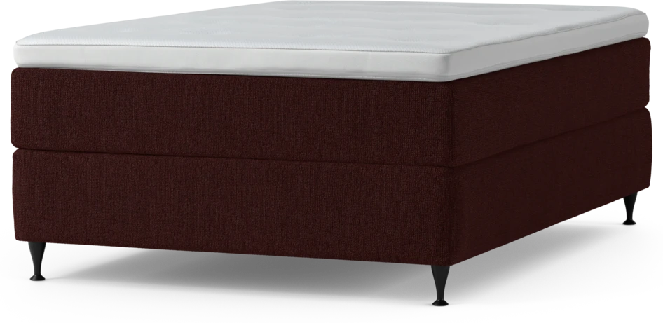 Delux Exclusive - Kontinentalsäng, enkelsäng 140 cm med bäddmadrass och sängben