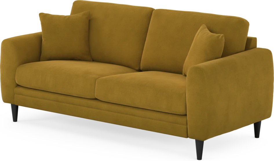 Eden - 2,5-sits soffa - Gul