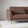 Willow - 3-sits soffa med divan vänster, fast klädsel - Orange