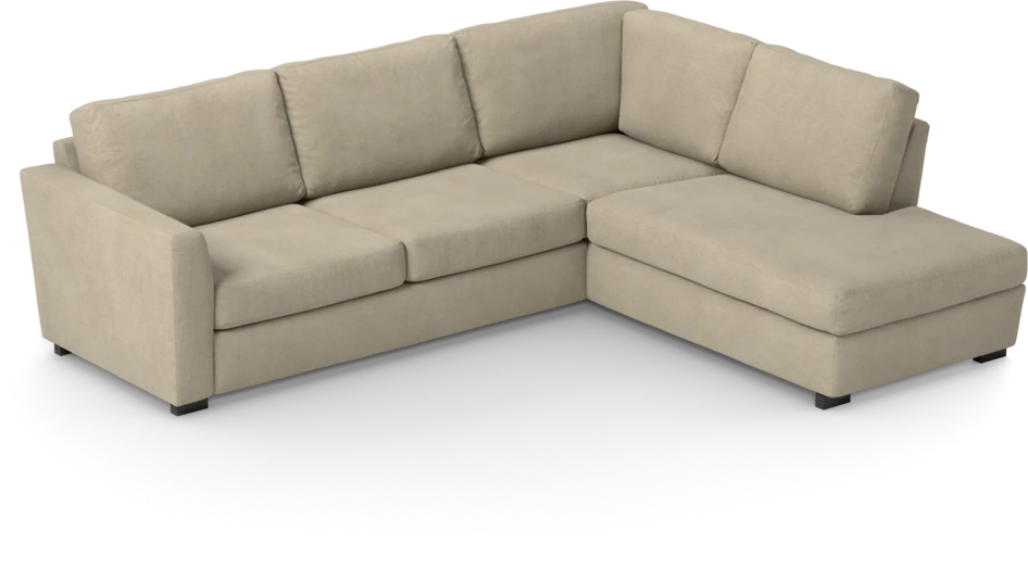 Friday - 2,5-sits soffa med divan höger - Beige