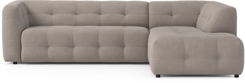 Bella - 3-sits soffa med divan höger - Beige