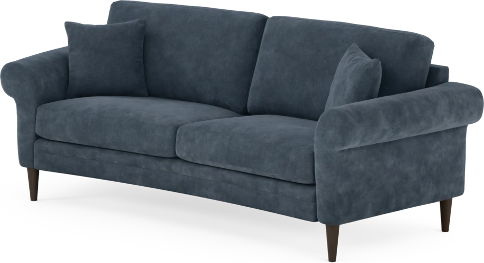 Eden - 2,5-sits soffa svängd - Blå