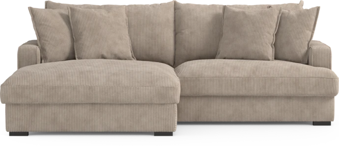 Mila, 2-sits soffa med schäslong XL vänster