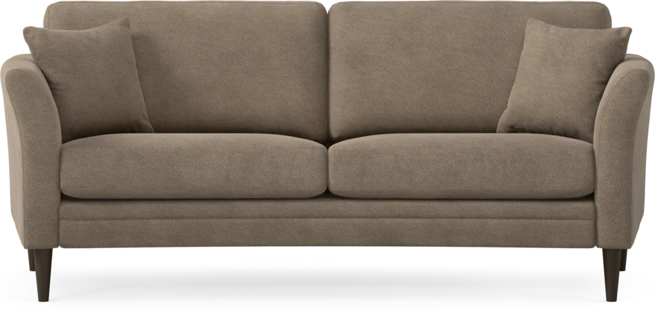 Eden - 2,5-sits soffa svängd - Brun