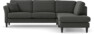 Eden - 2,5-sits soffa med divan - Grå