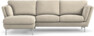 Madison Lux - 2-sits soffa med schäslong vänster - Beige