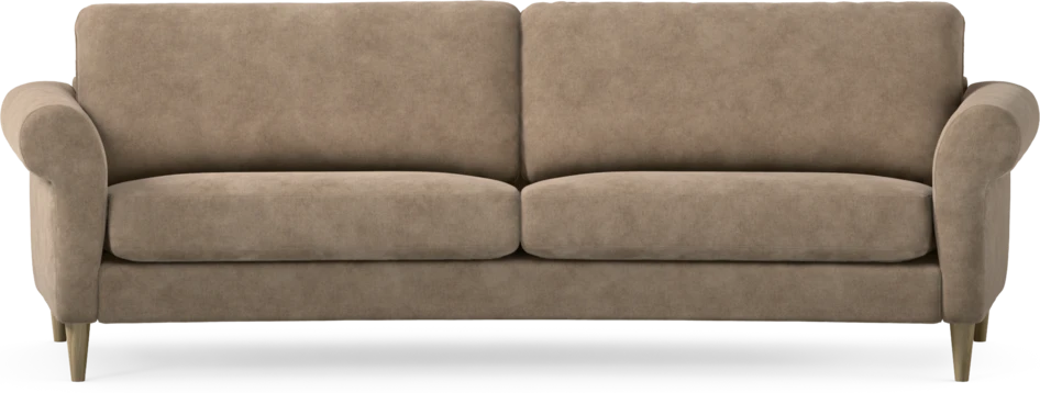 Bridge - 3-sits soffa svängd - Beige