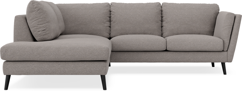 Madison - 2-sits soffa med divan vänster - Grå