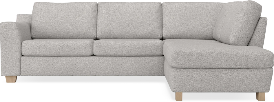 Friday - 2,5-sits soffa med divan höger - Vit