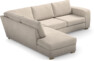 Friday - 2,5-sits soffa med divan vänster - Beige