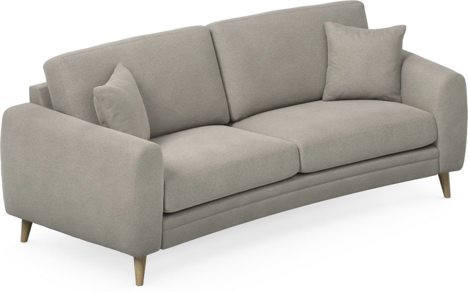 Eden - 2,5-sits soffa svängd - Grå