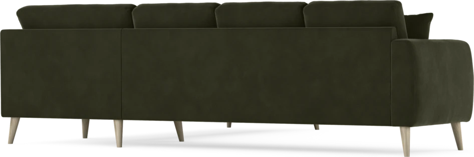 Eden - Hörnsoffa, 3+3-sits - Grön